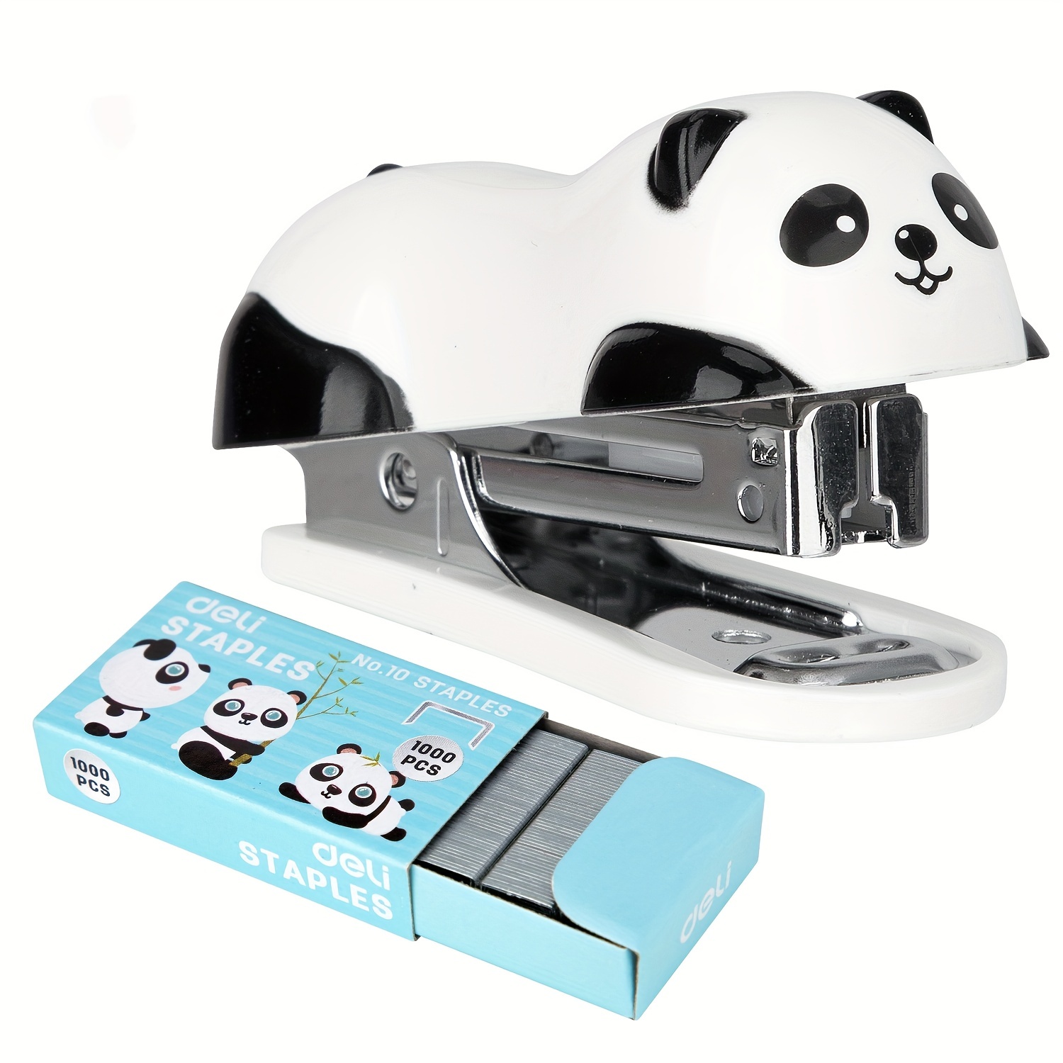 Stapler Heavy Duty - Мини-степлер DELI с героями мультфильмов, набор