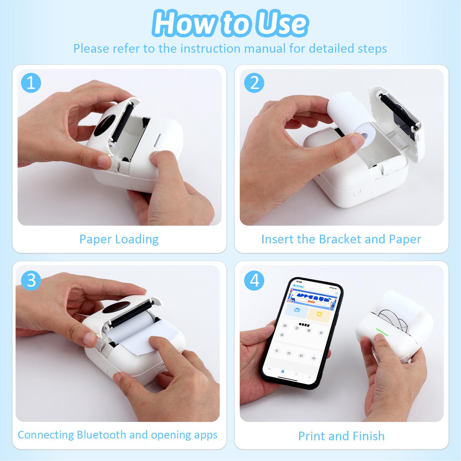 Портативный термопринтер с 10  – обзор и цена Thermal Printer