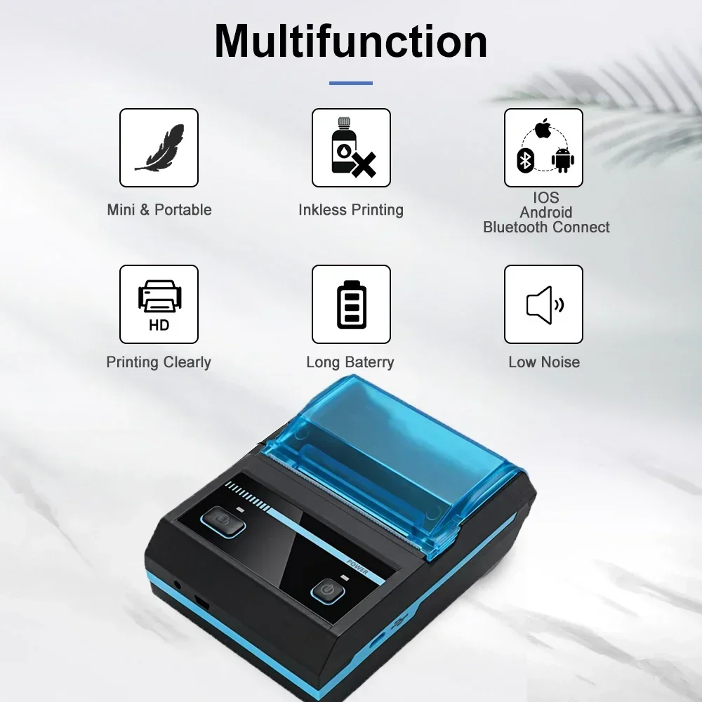 Портативный беспроводной термо – обзор и цена Receipt Printer